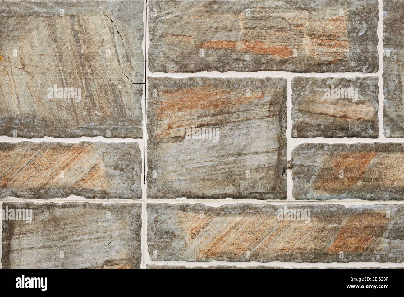 Decorative Stone Brick Wall Texture Close Up Stock Photo