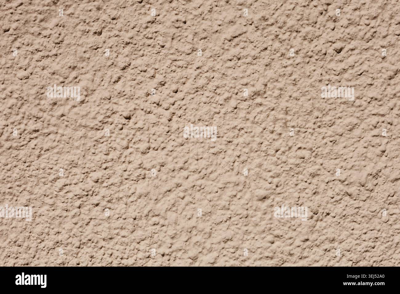 Coarse Beige Plastered Wall Surface Texture Stock Photo