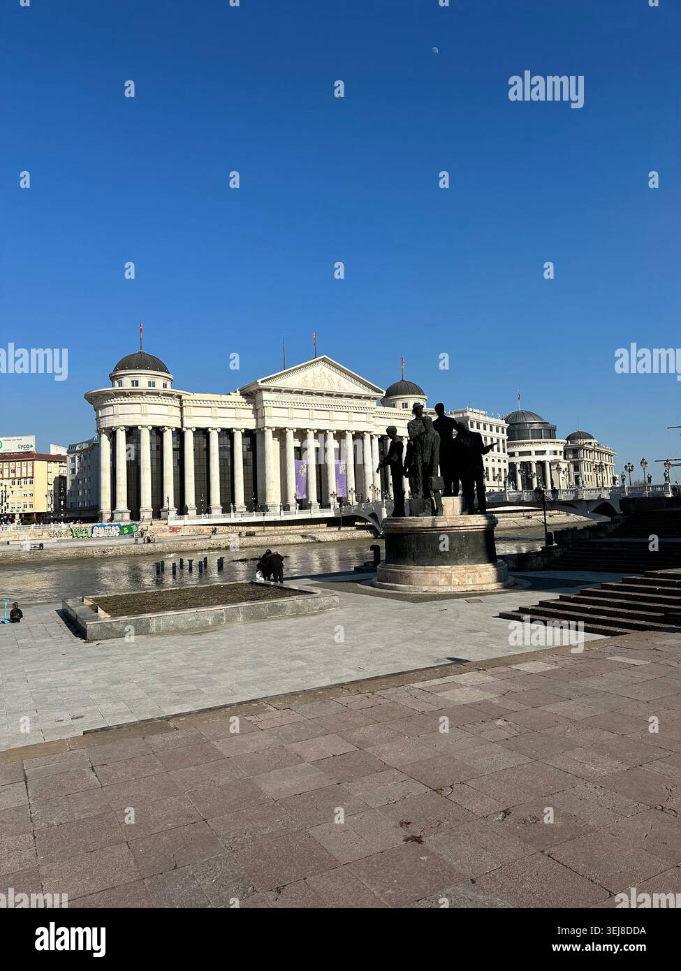 Historic landmark in the city center of North Macedonia, featuring ...