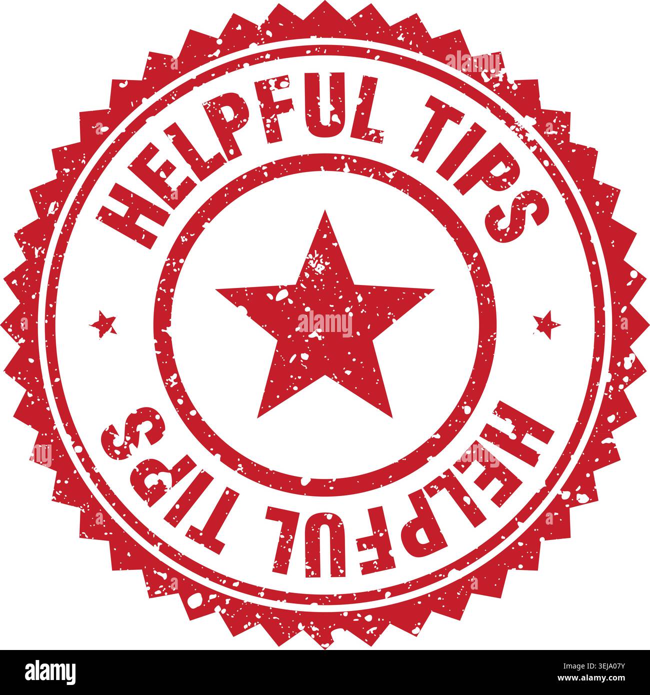 helpful tips stamp. helpful tips red grunge round stamp Stock Vector
