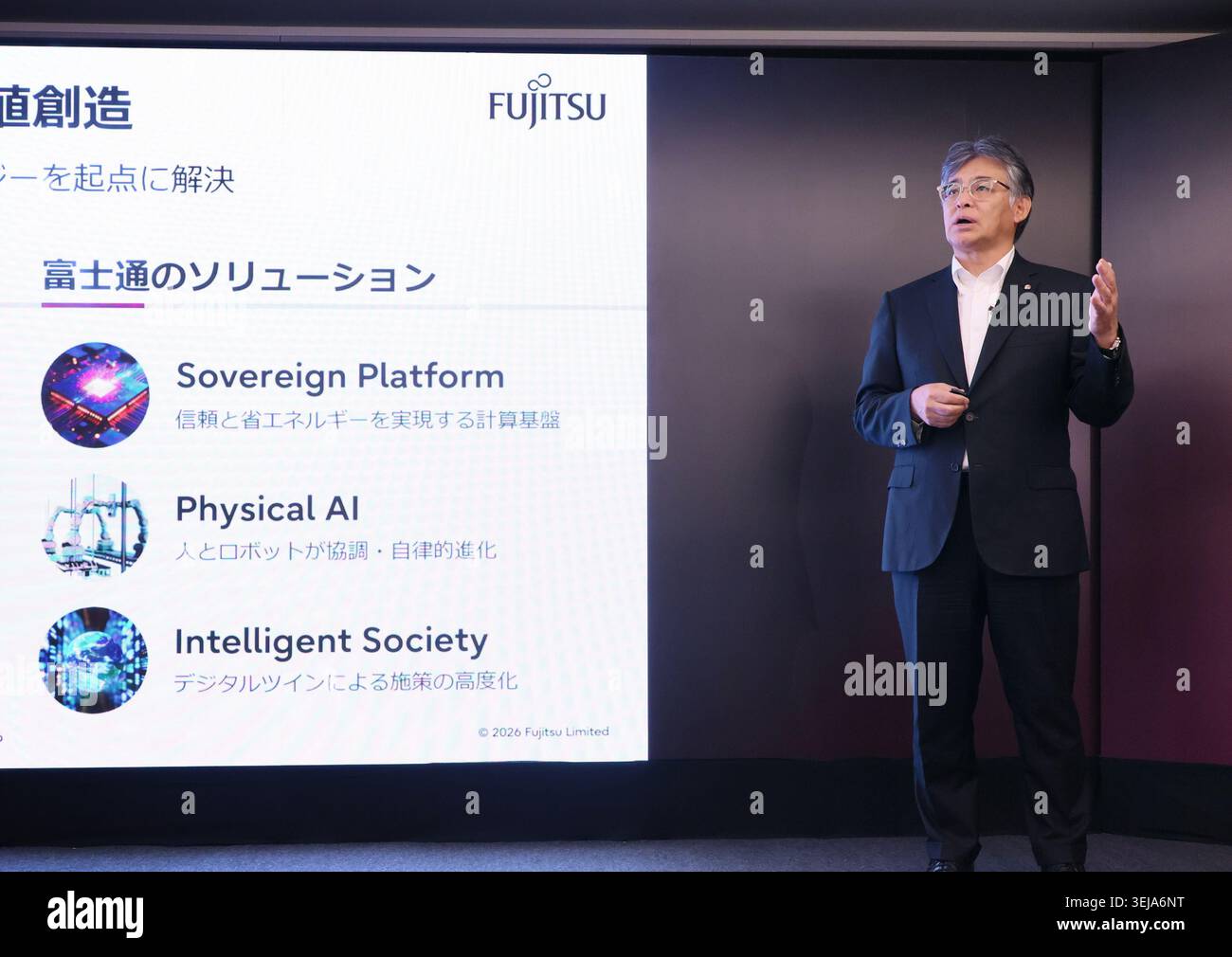 May 28, 2026, Kawasaki, Japan - Japan's computer giant Fujitsu ...