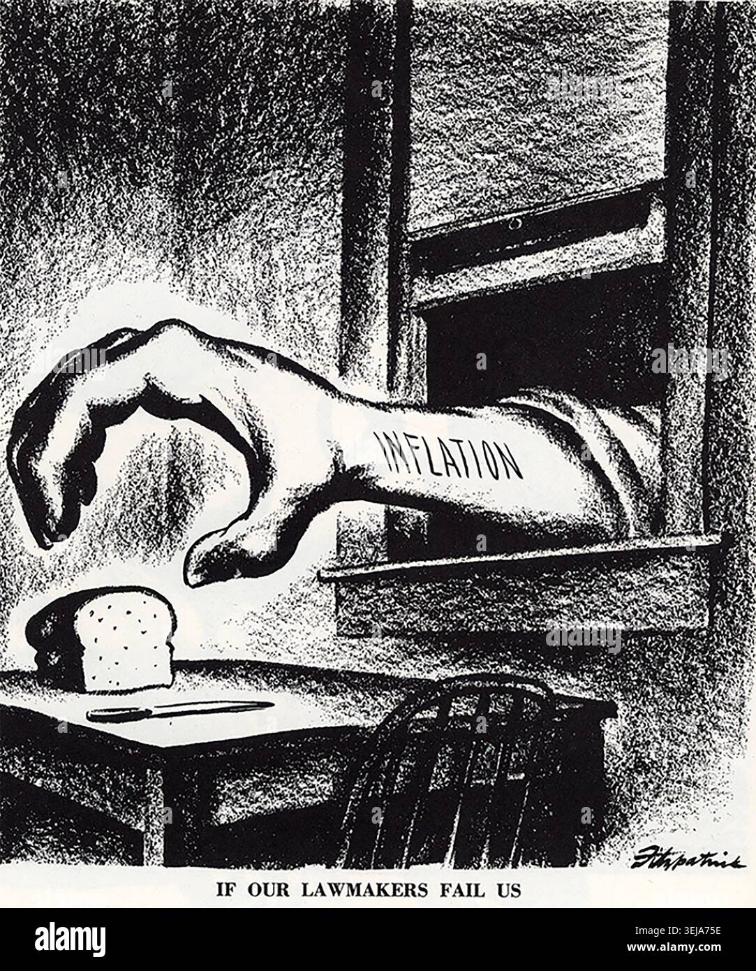Daniel R Fitzpatrick INFLATION Cartoon by Daniel R. Fitzpatrick first published in the St ...