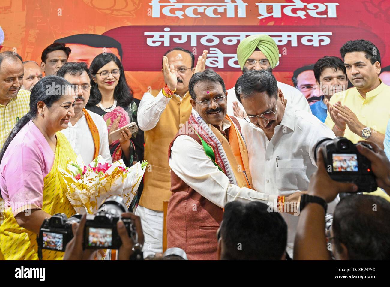 NEW DELHI, INDIA - MAY 28: Outgoing Delhi BJP President Virendra ...