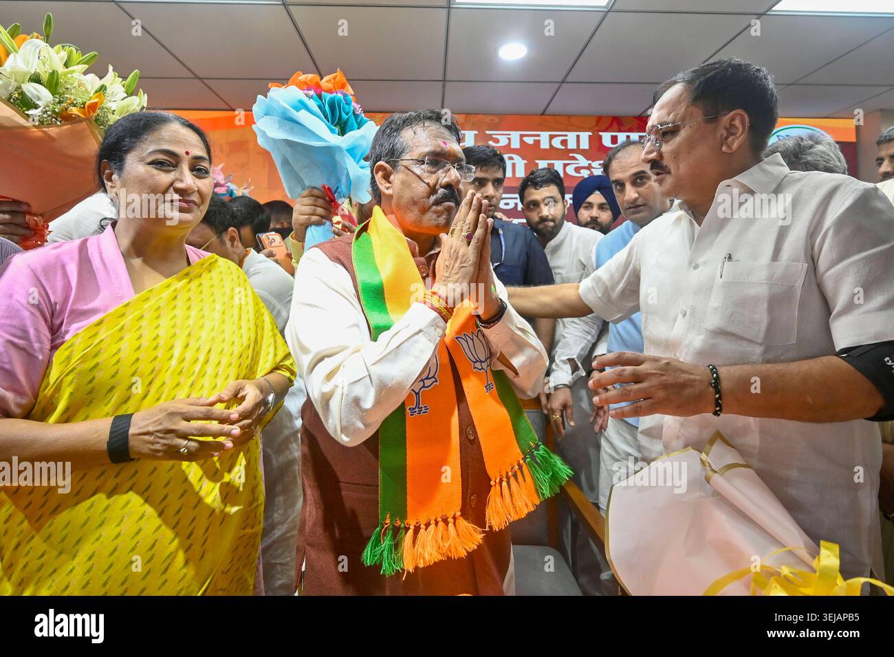 NEW DELHI, INDIA - MAY 28: Outgoing Delhi BJP President Virendra ...