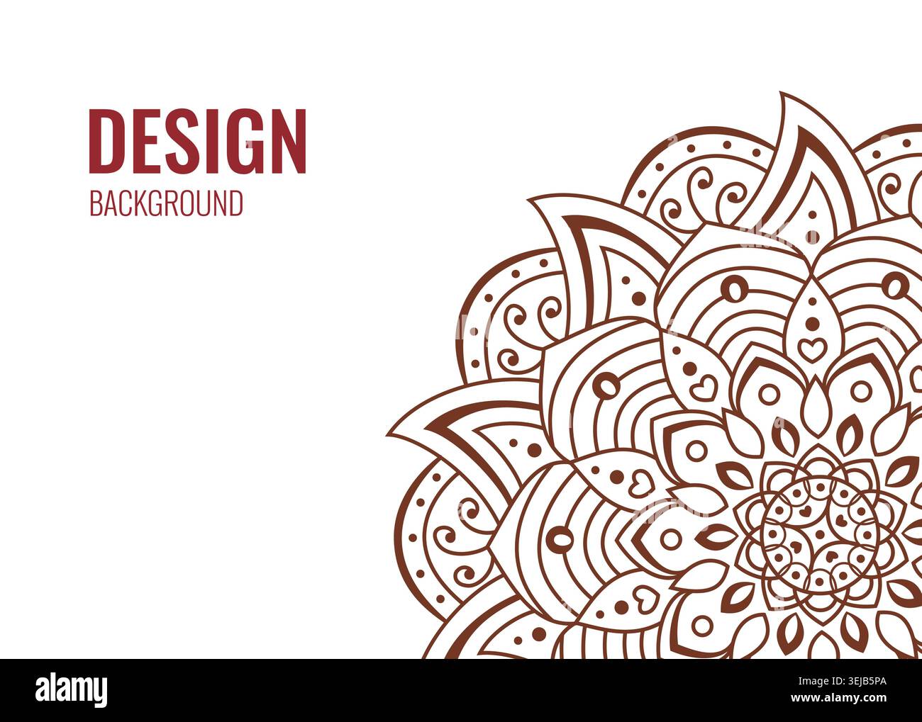 A luxurious and elegant cover. Golden vector mandala on a dark background. Decorative ornate round mandala. Invitation, wedding card, scrapbooking Stock Vector