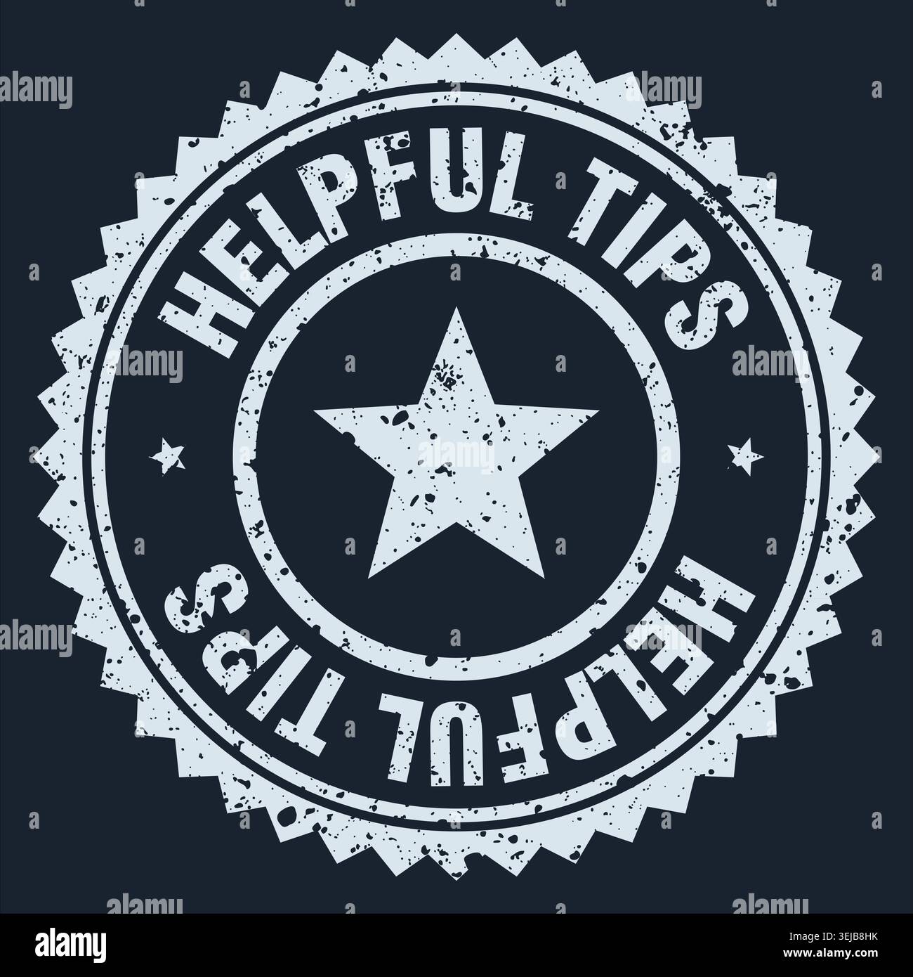 helpful tips stamp. helpful tips white grunge round stamp Stock Vector