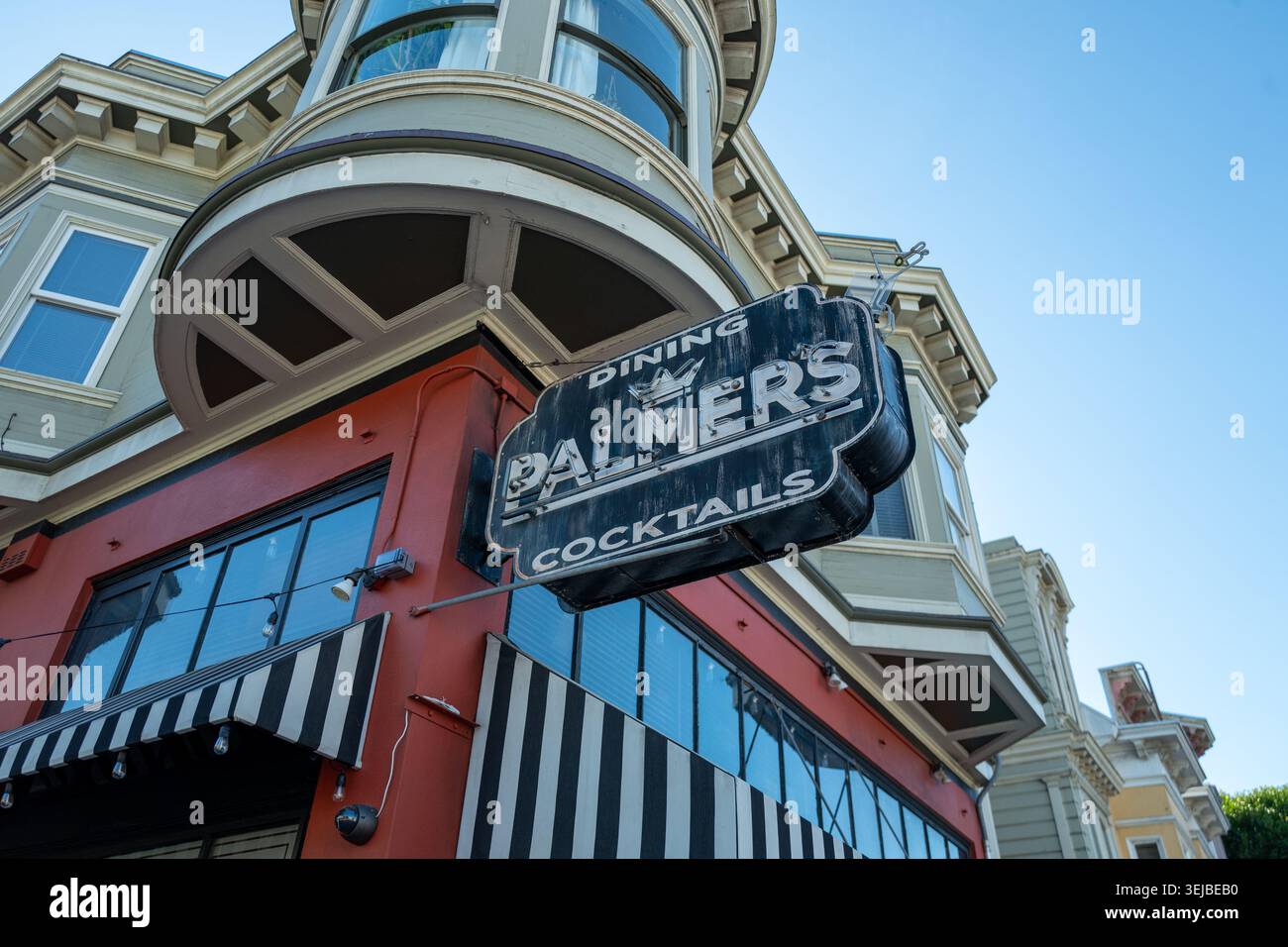 Sign on facade of Palmers Tavern, San Francisco, California, March 18 ... - The Tavern'S Styled Property
