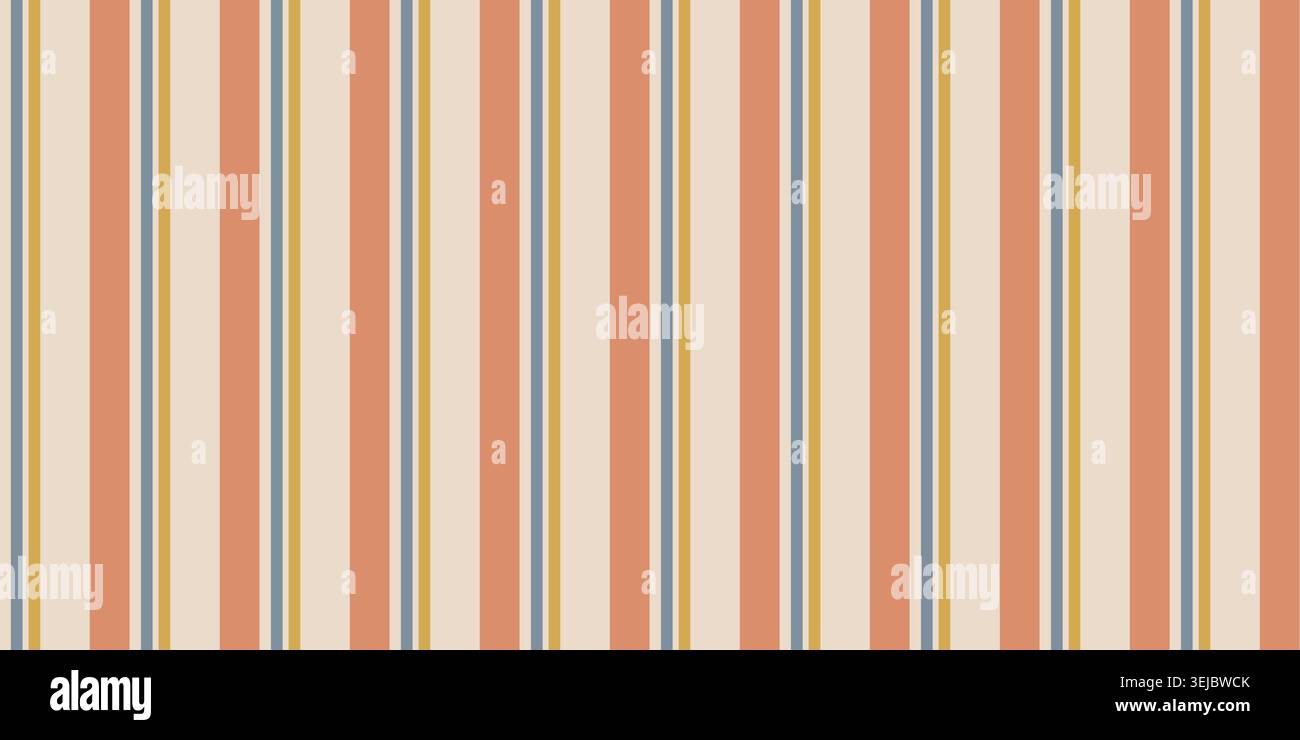 Striped seamless pattern design. Vector illustration. Stock Vector