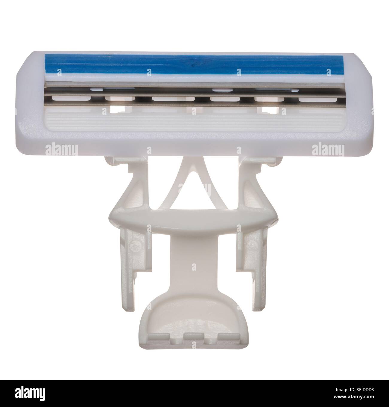 Disposable shaving blade on isolated background Stock Photo