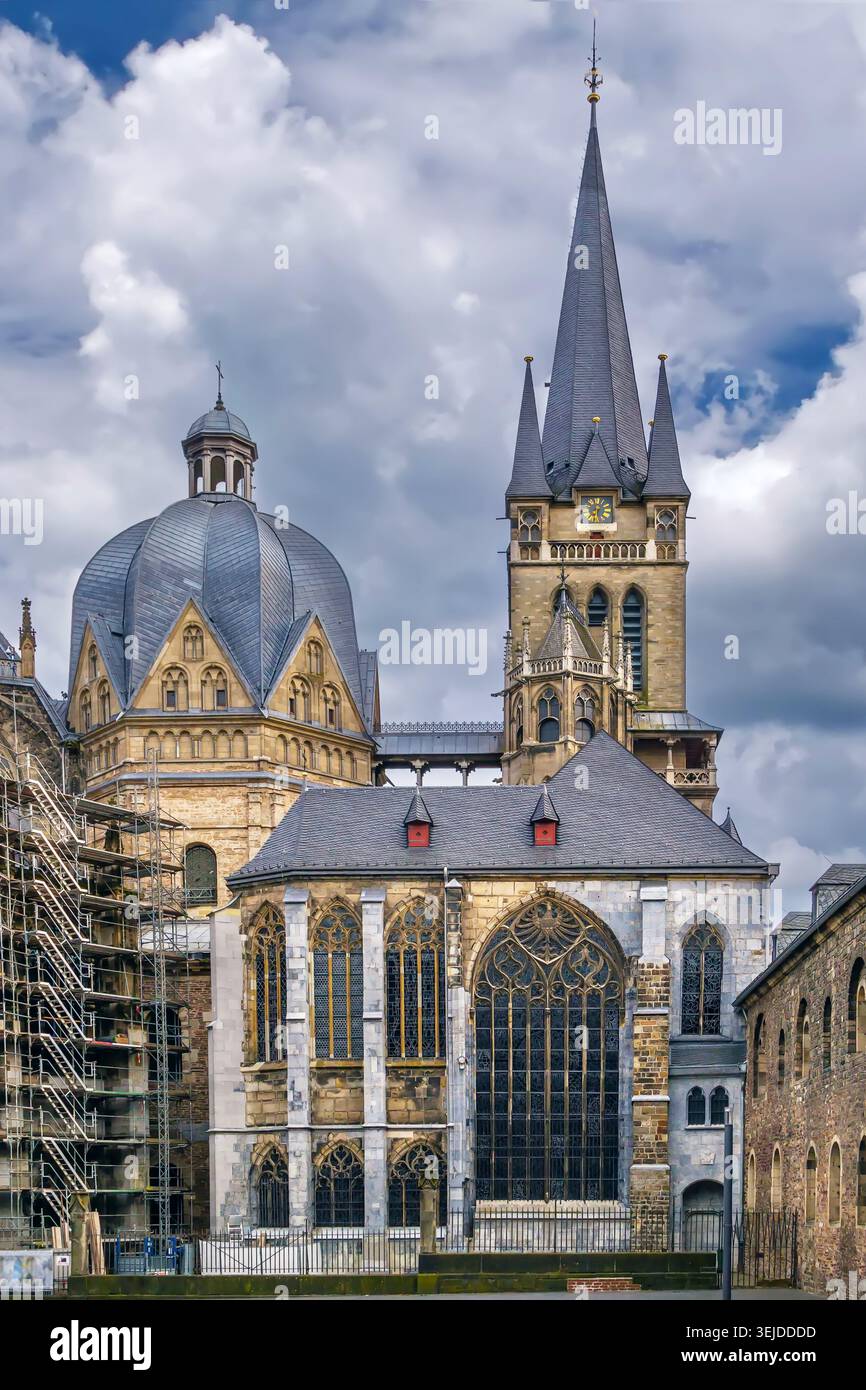 Aachen Cathedral, Germany Stock Photo