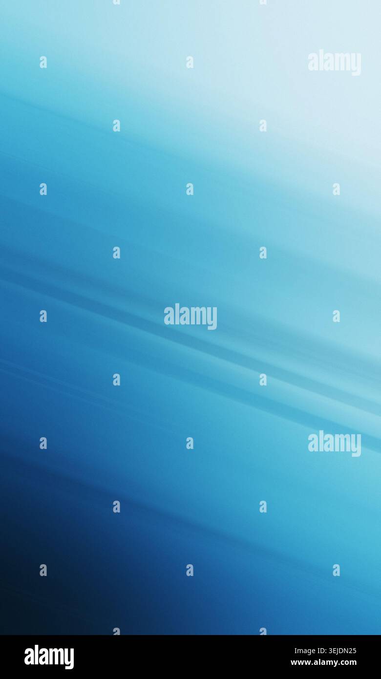 Abstract blue gradient background creating a smooth color transition from light to deep blue with subtle linear elements Stock Photo