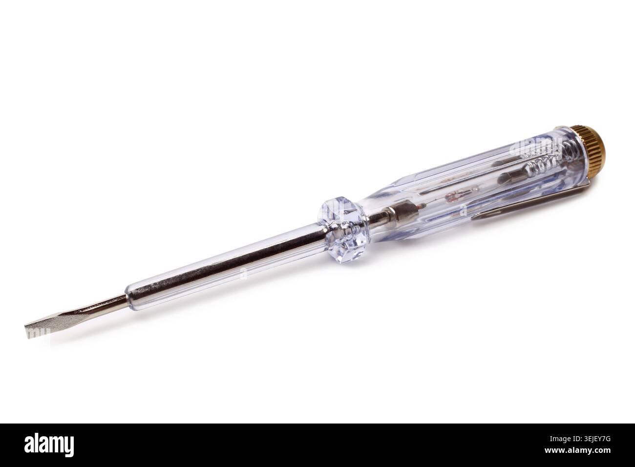 Neon voltage test screwdriver Stock Photo