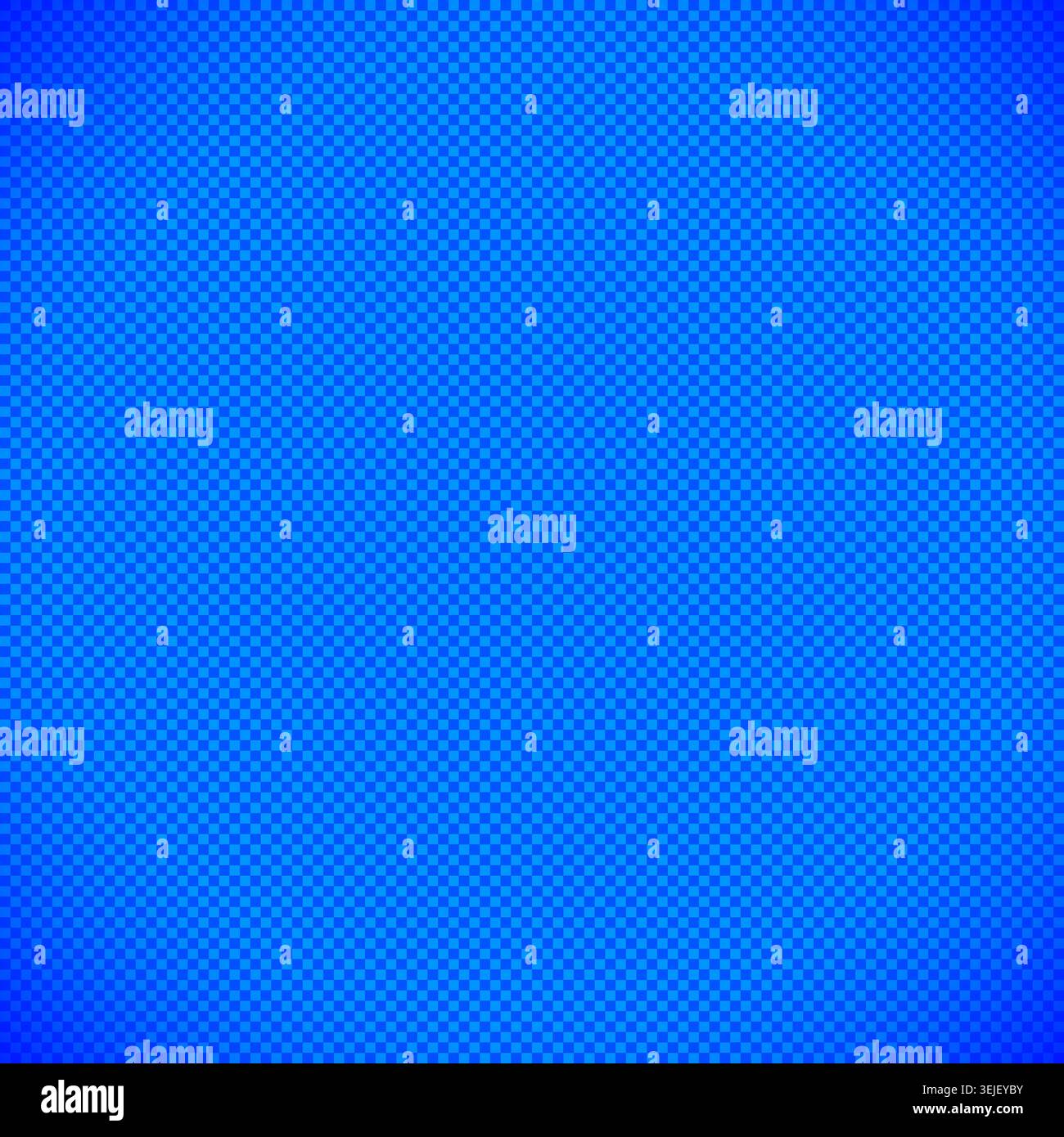 Blue pixel chess grid background with checkered pattern Stock Vector