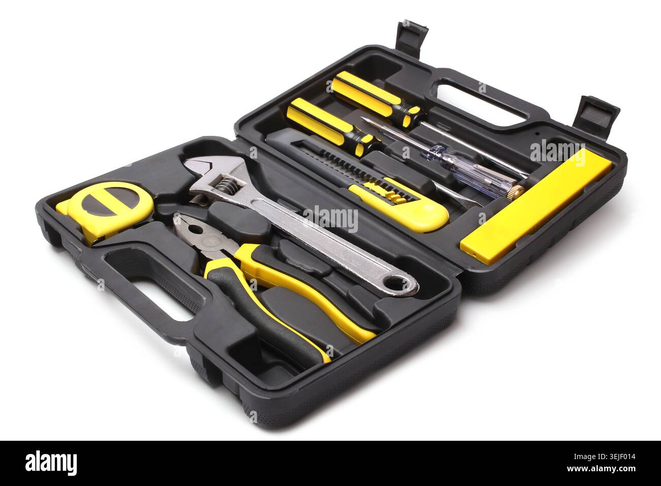 Tool case with tools Stock Photo