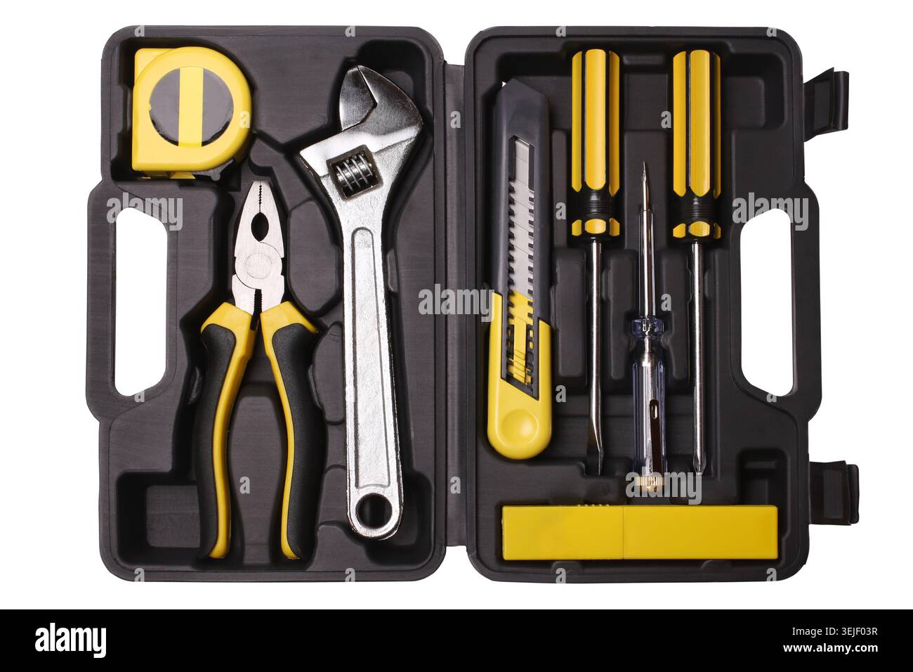 Tool case with tools Stock Photo