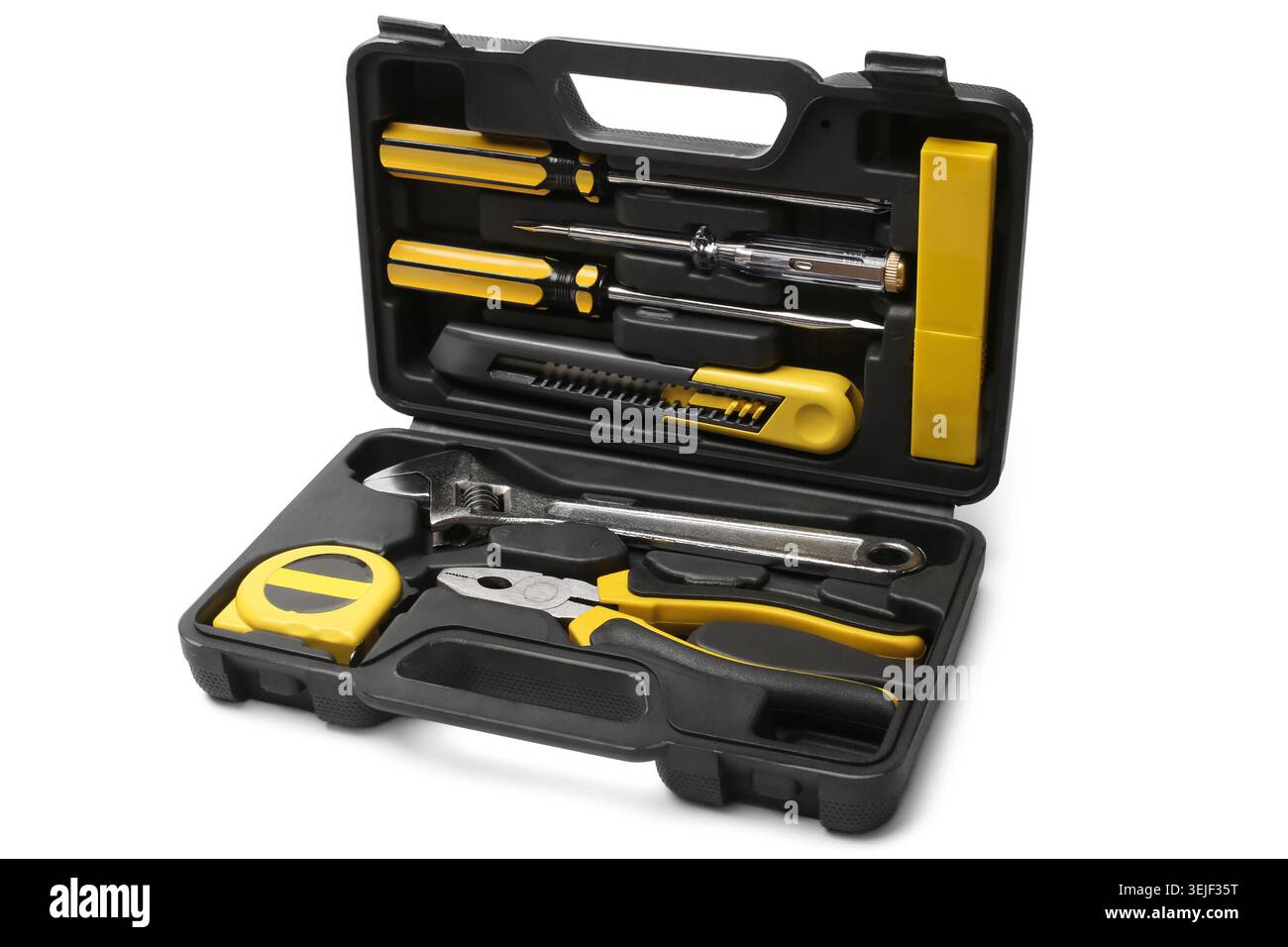 Tool case with tools Stock Photo