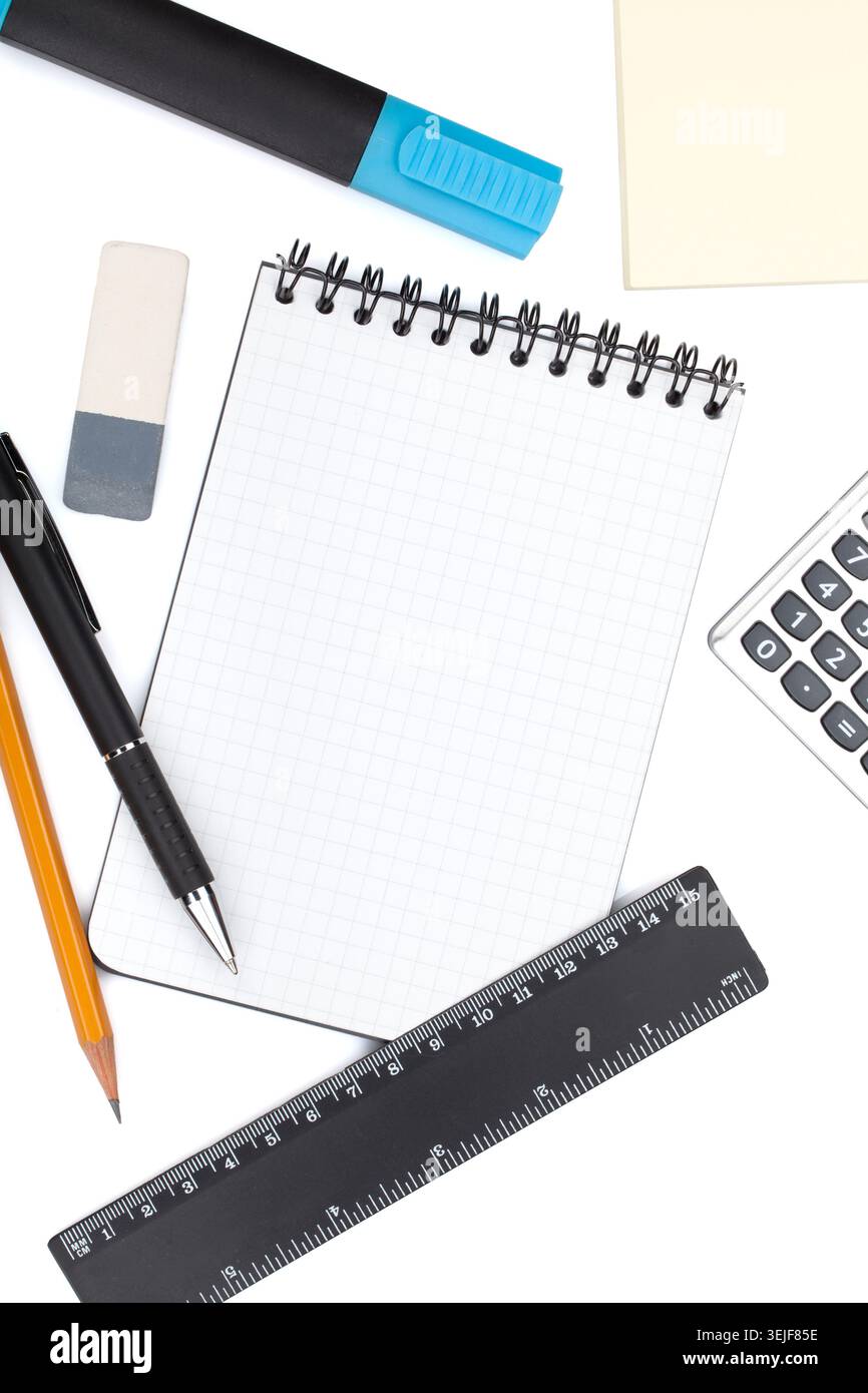 School and office tools Stock Photo