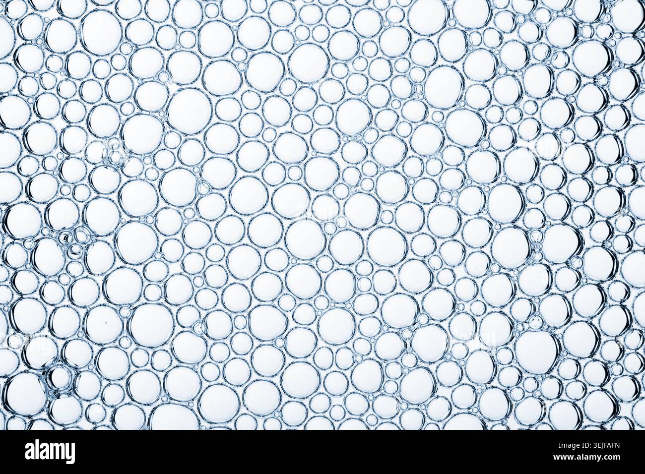 Foam bubbles macro Stock Photo