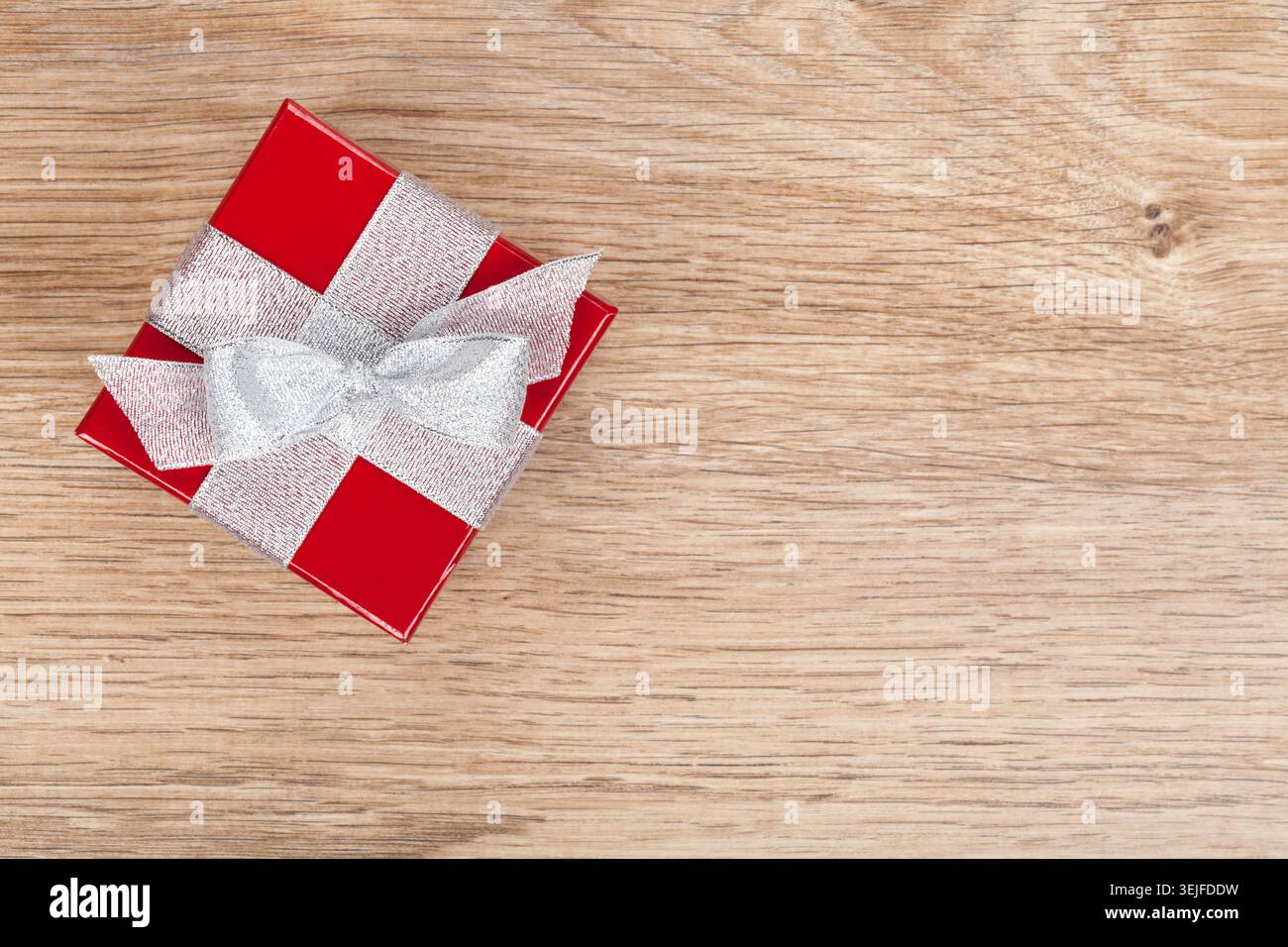 Red gift box Stock Photo