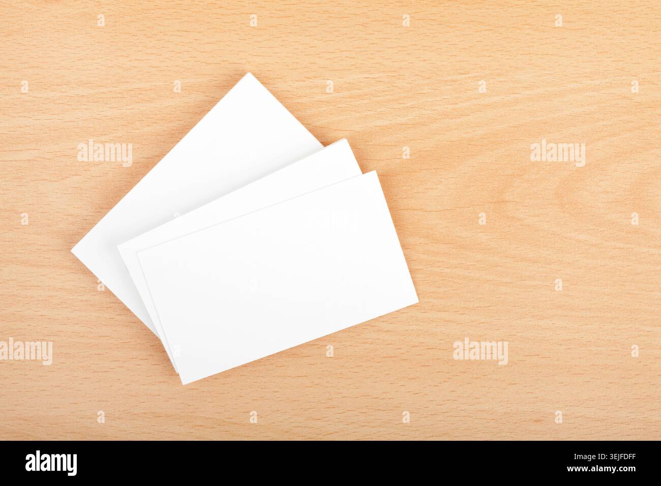 Blank business cards Stock Photo