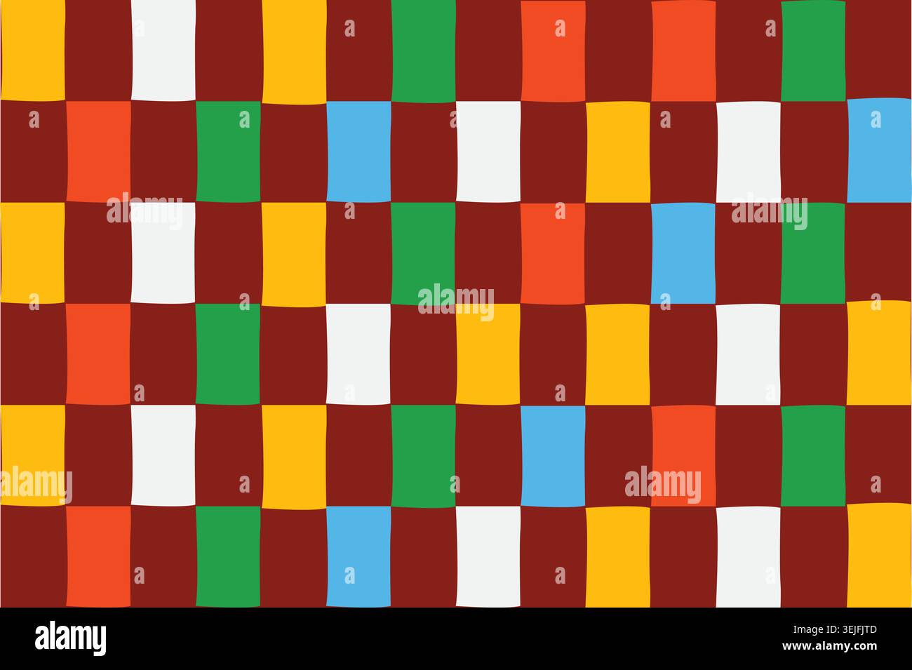 Colorful checkerboard pattern,vector Stock Vector