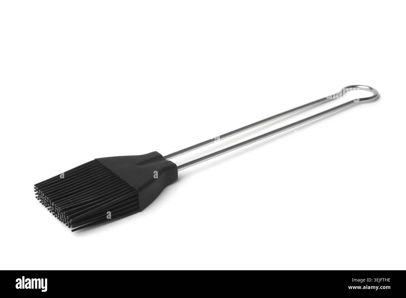 Black silicone pastry brush Stock Photo