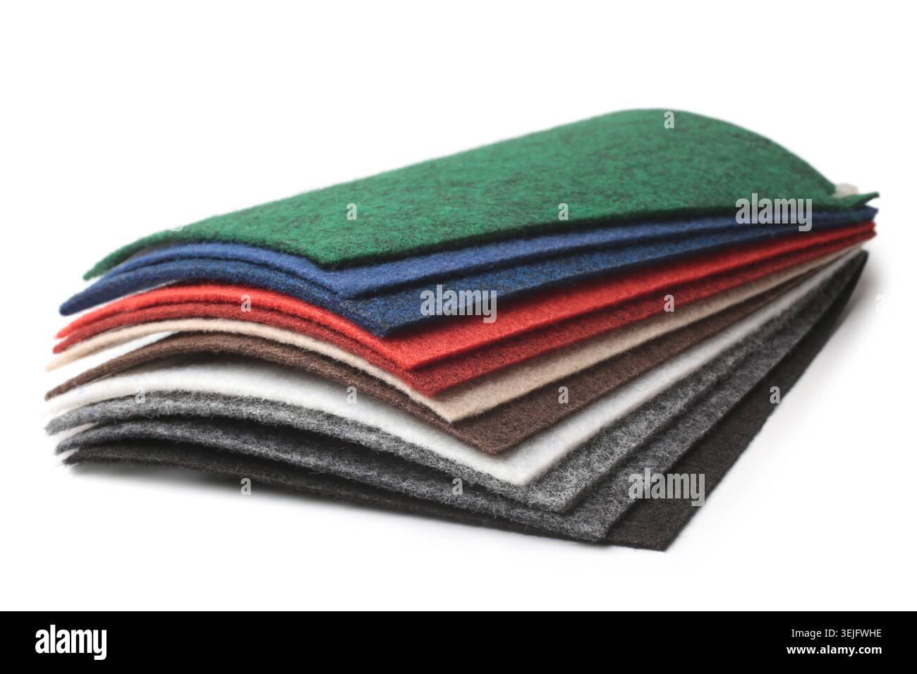 Samples of collection carpet Stock Photo