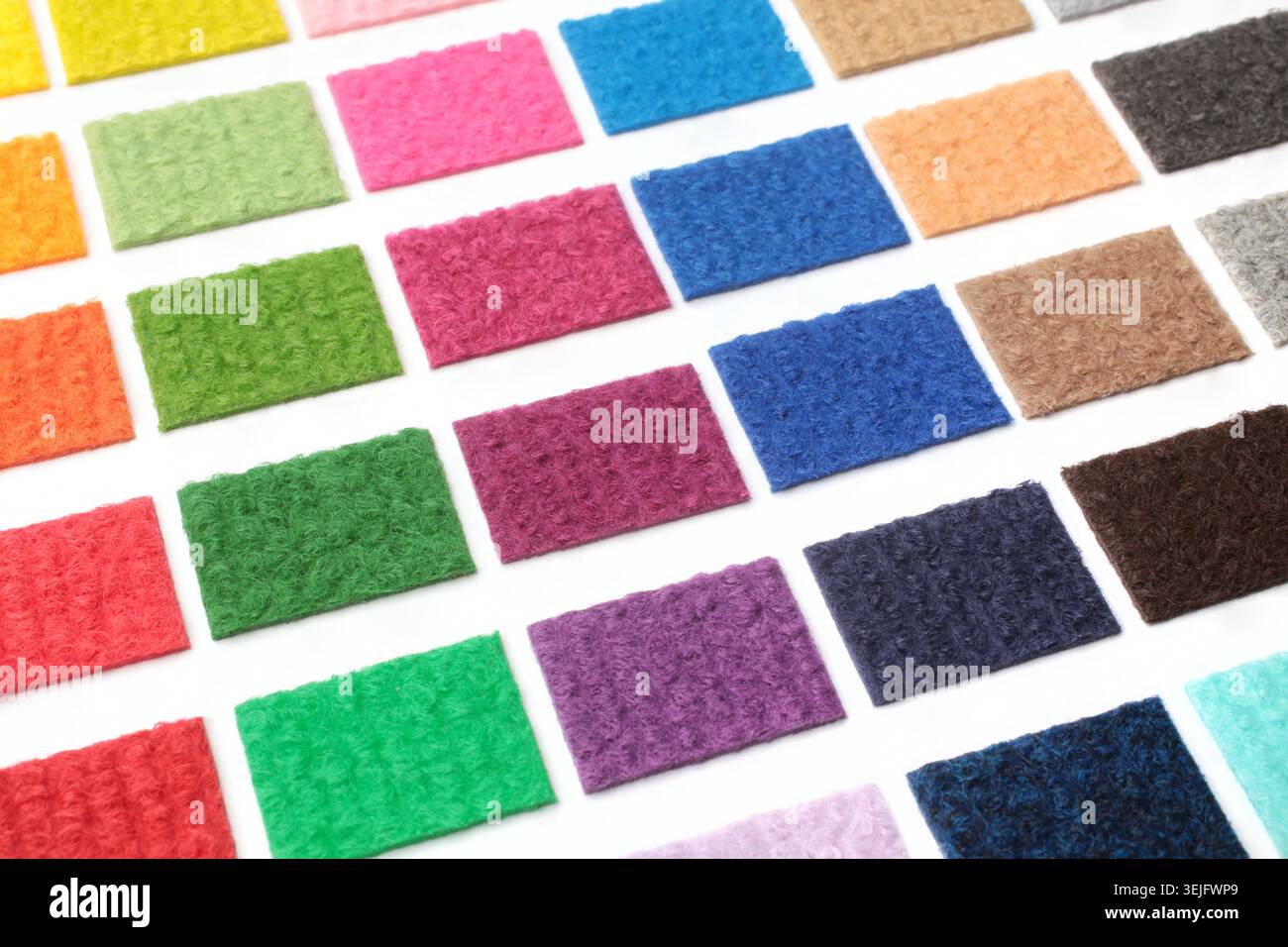 Samples of collection carpet, for backgrounds or textures Stock Photo