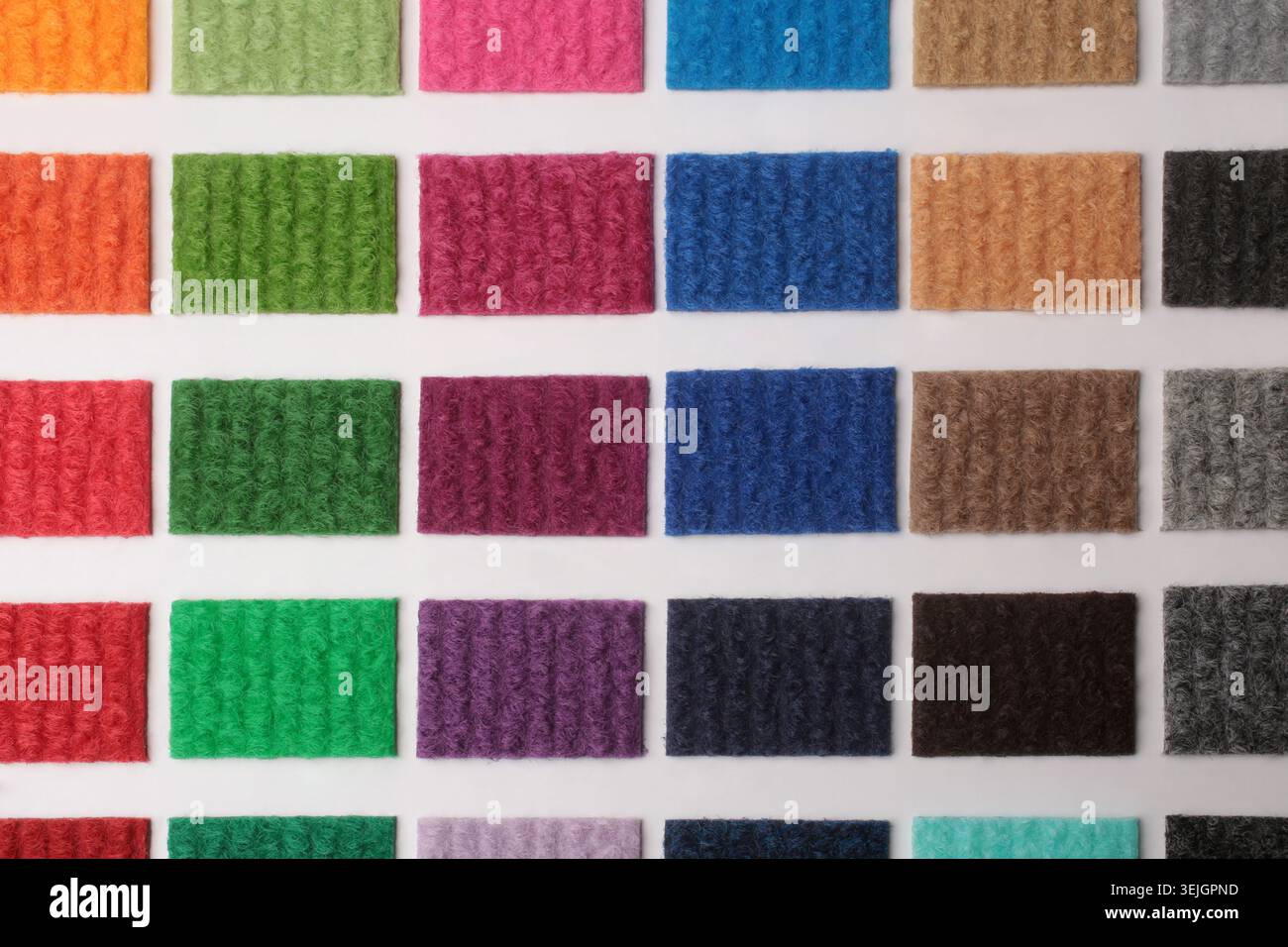 Samples of collection carpet, for backgrounds or textures Stock Photo
