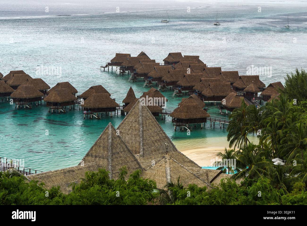 French Polynesia - Moorea Island, Stock Photo
