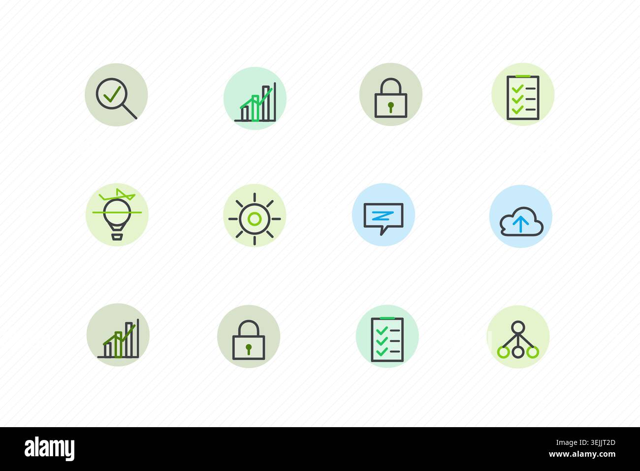 Icon Sets vector background with minimal abstract composition for microstock and commercial design projects. Stock Vector