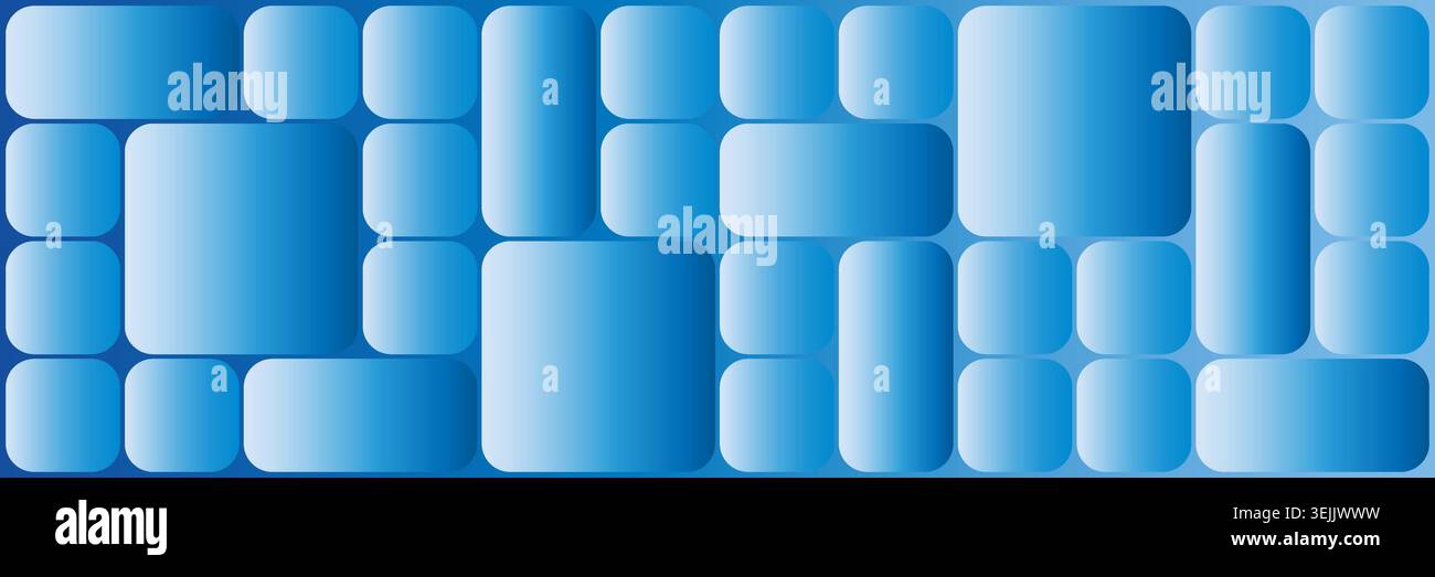 Abstract blue background with cubes. Vector Stock Vector