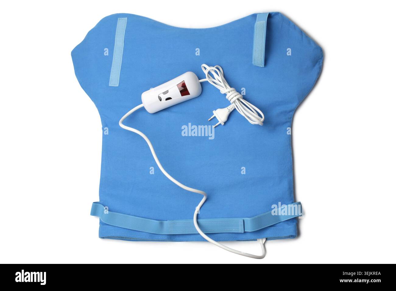 Electric heating pad for neck and shoulders Stock Photo