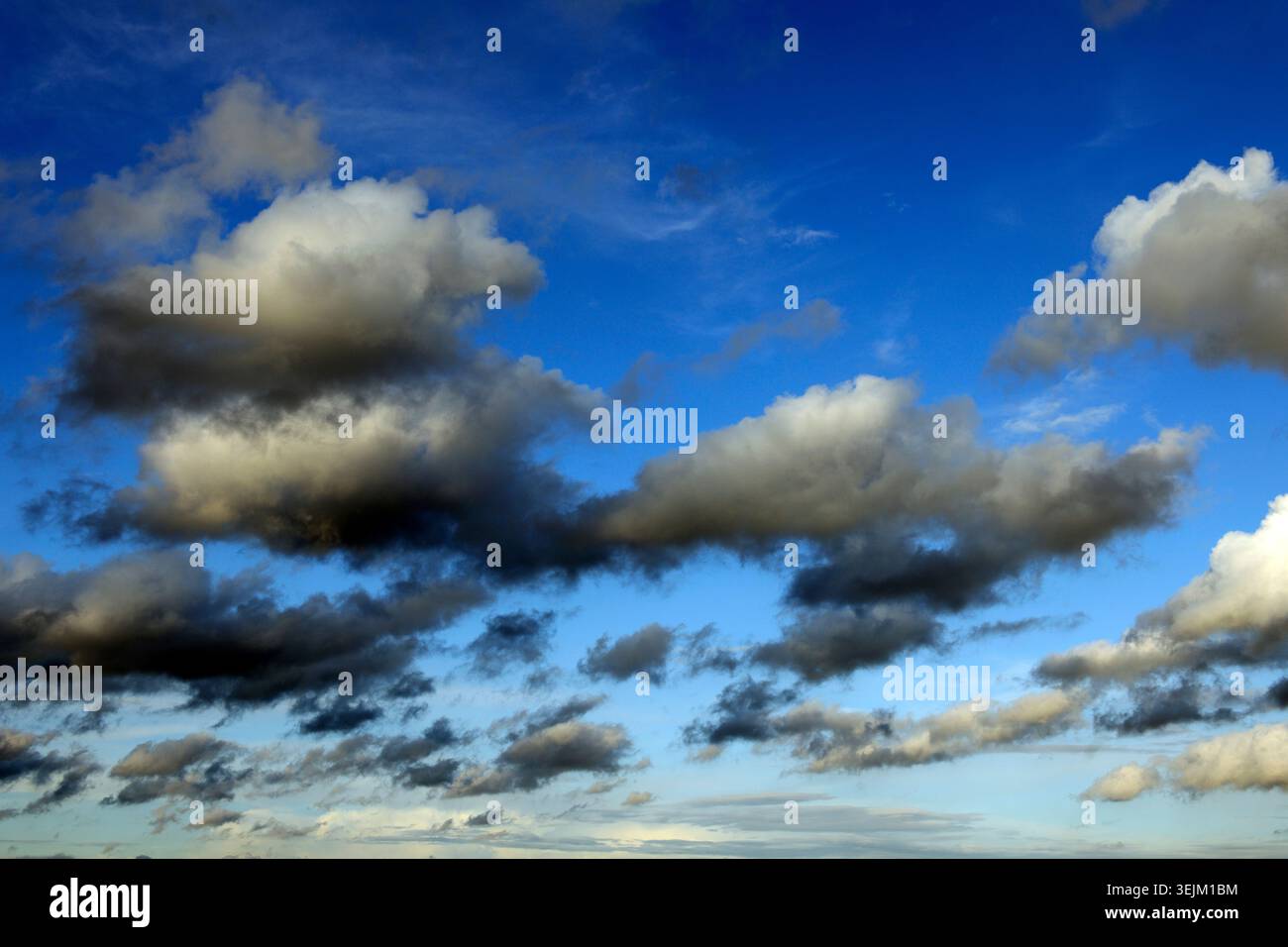 Cumulus clouds, rain clouds, thunderclouds, thunderstorms Stock Photo