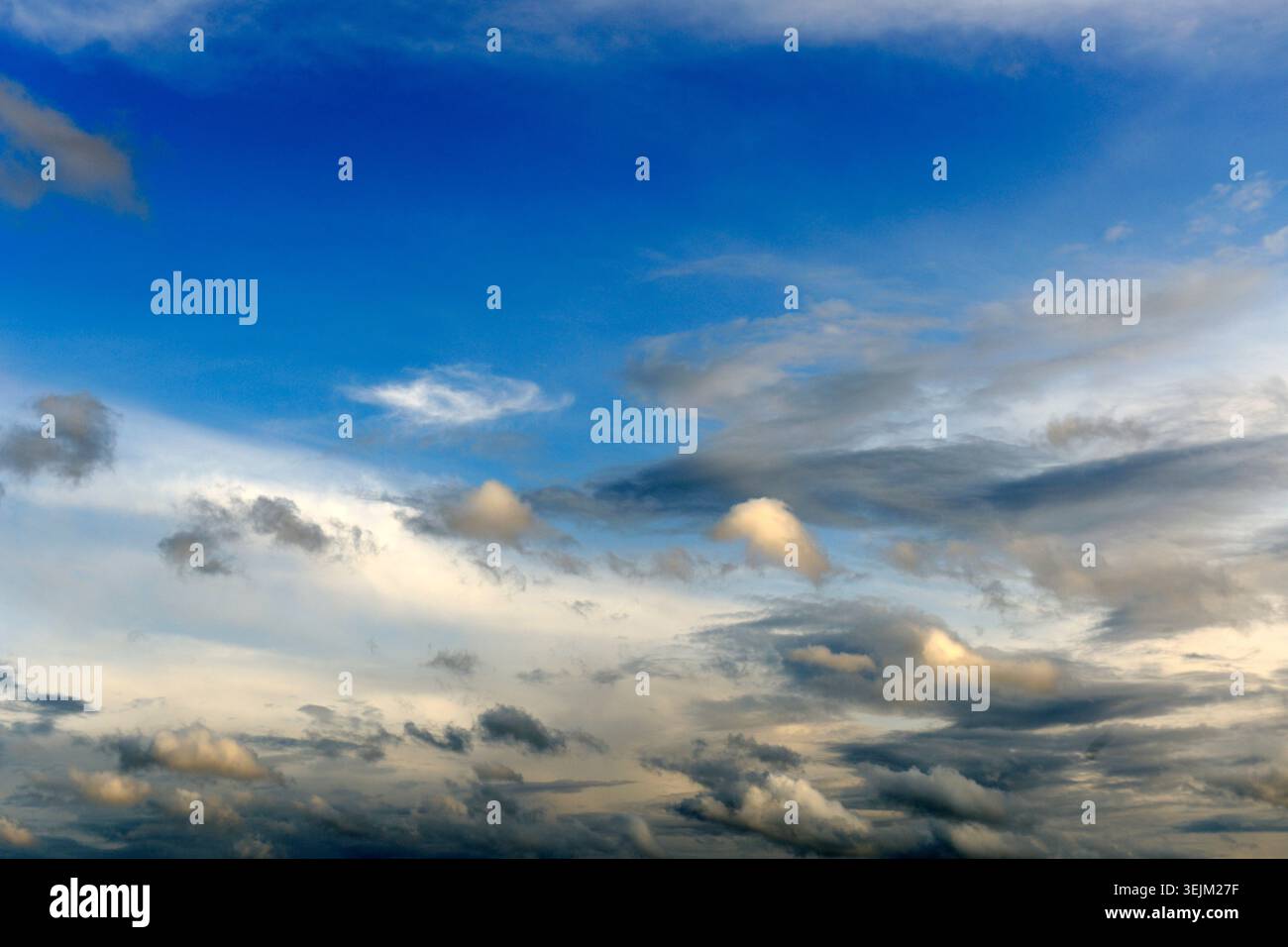 Cumulus clouds, rain clouds, thunderclouds, thunderstorms Stock Photo