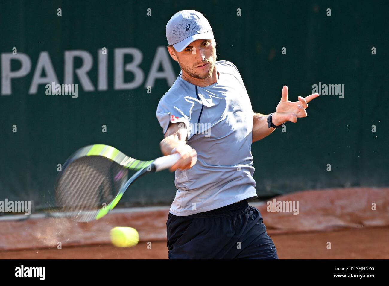 Collignon Roland Garros Raphael Collignon of Belgium during the French Open Grand Slam tennis ...