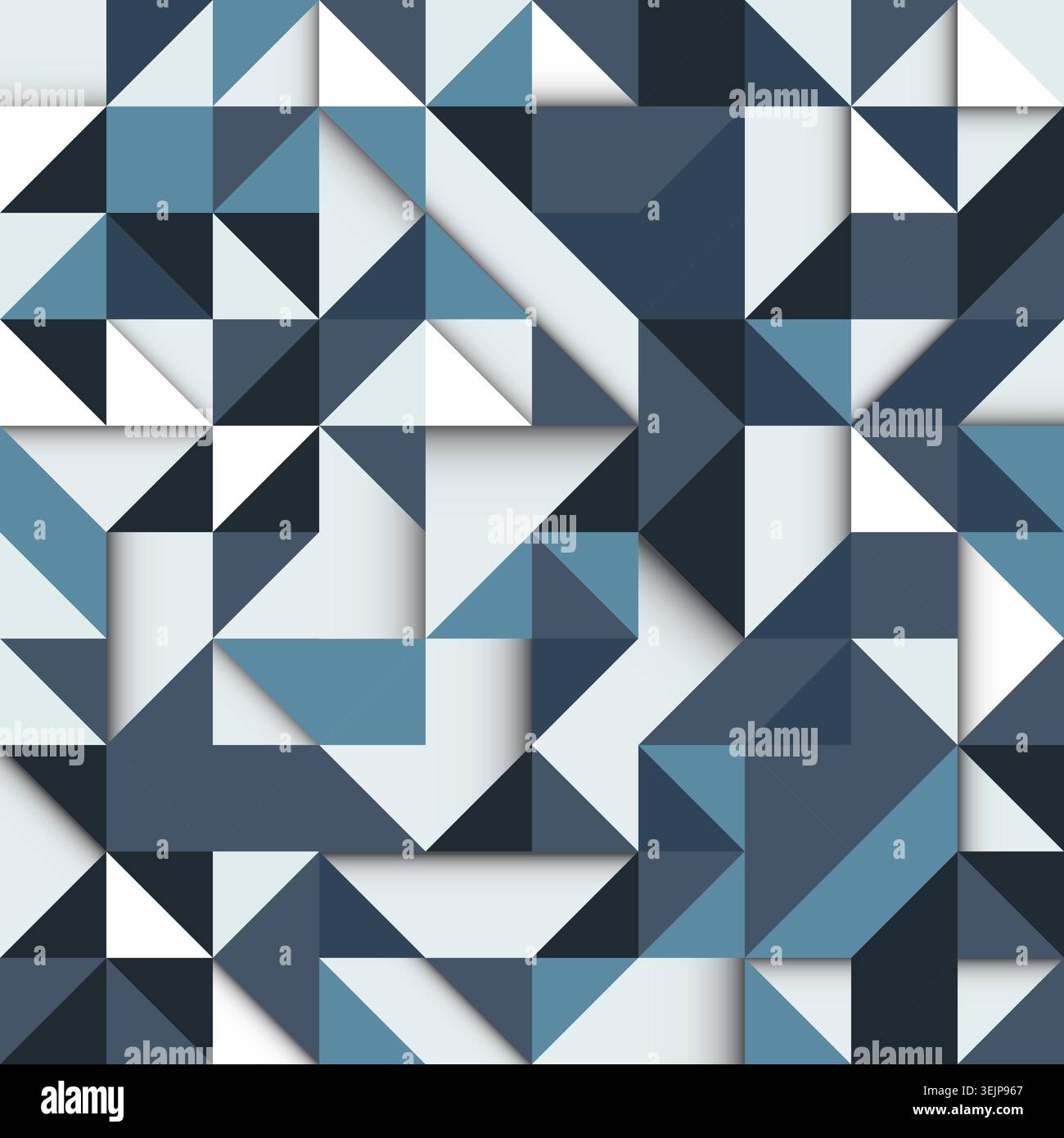Abstract Bauhaus geometric background with triangles. Vector design. Stock Vector