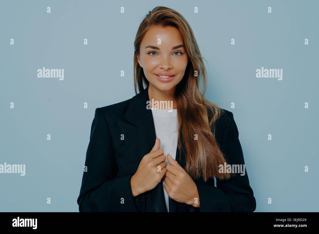 Professional woman in black blazer hi-res stock photography and images ...
