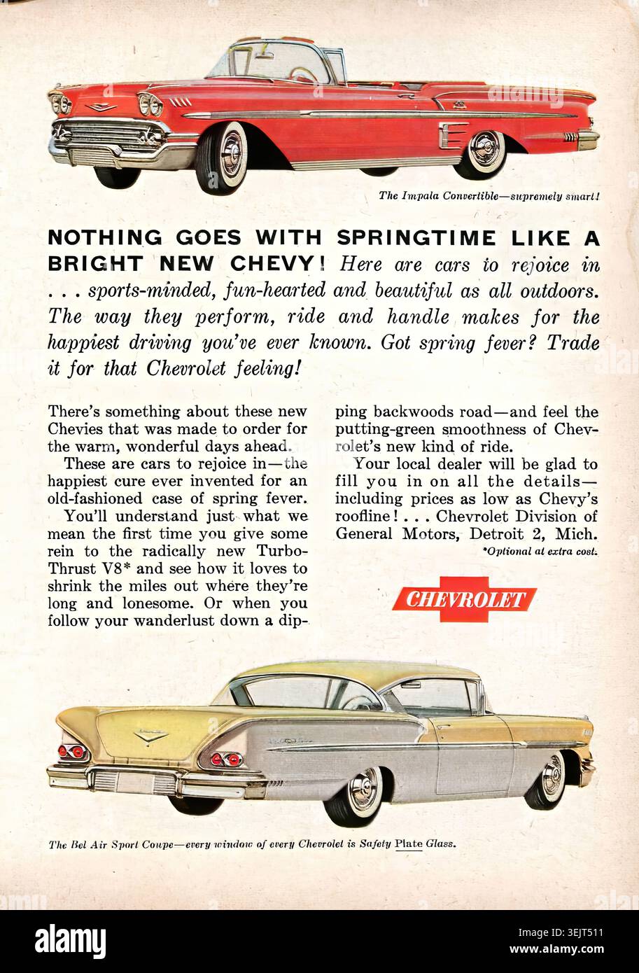 1958 chevrolet impala coupe hi-res stock photography and images