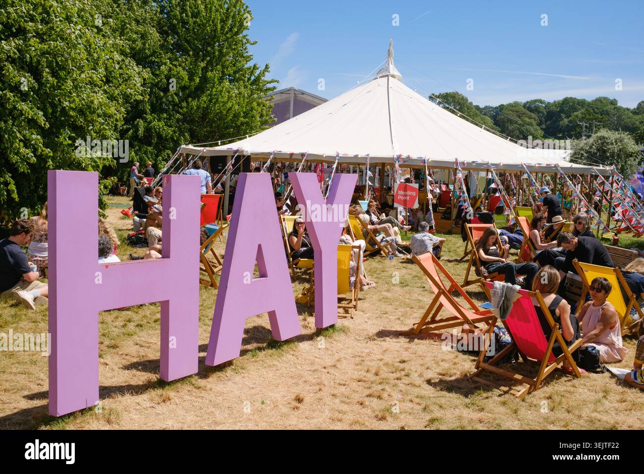 The Hay Festival, May 2026 Stock Photo