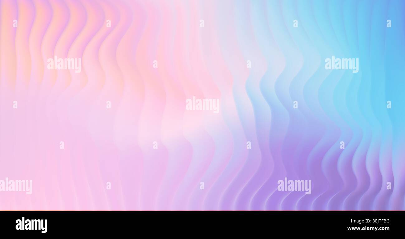 Abstract Vibrant Soft Stripped Glass Fluid Gradient Background. Vector Colorful BG Stock Vector