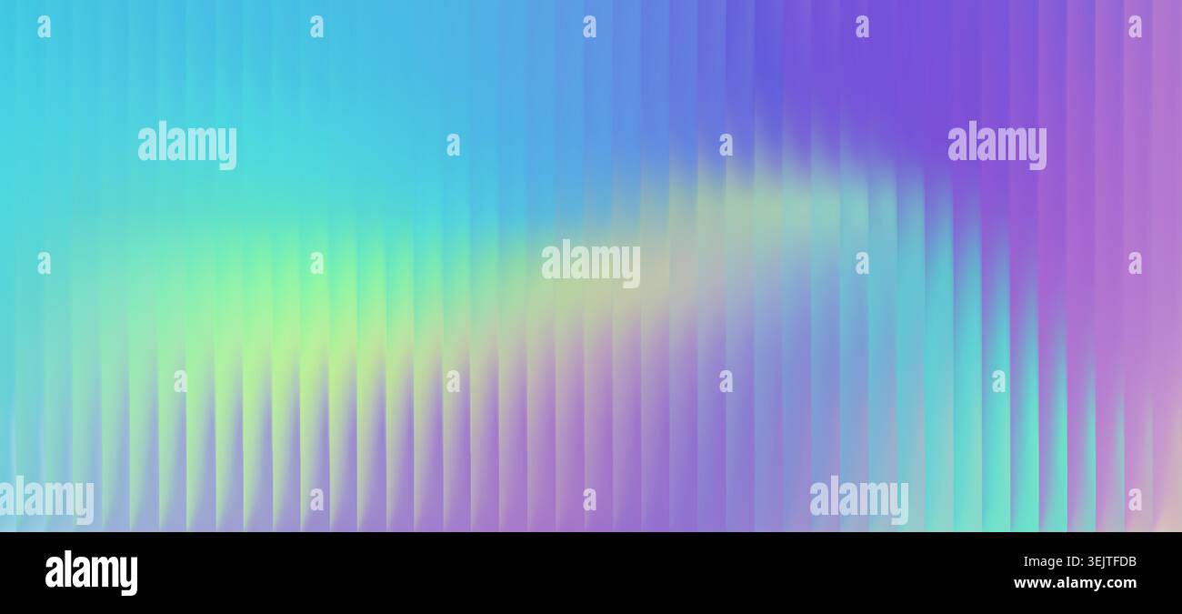 Abstract Vibrant Soft Stripped Glass Fluid Gradient Background. Vector Colorful BG Stock Vector