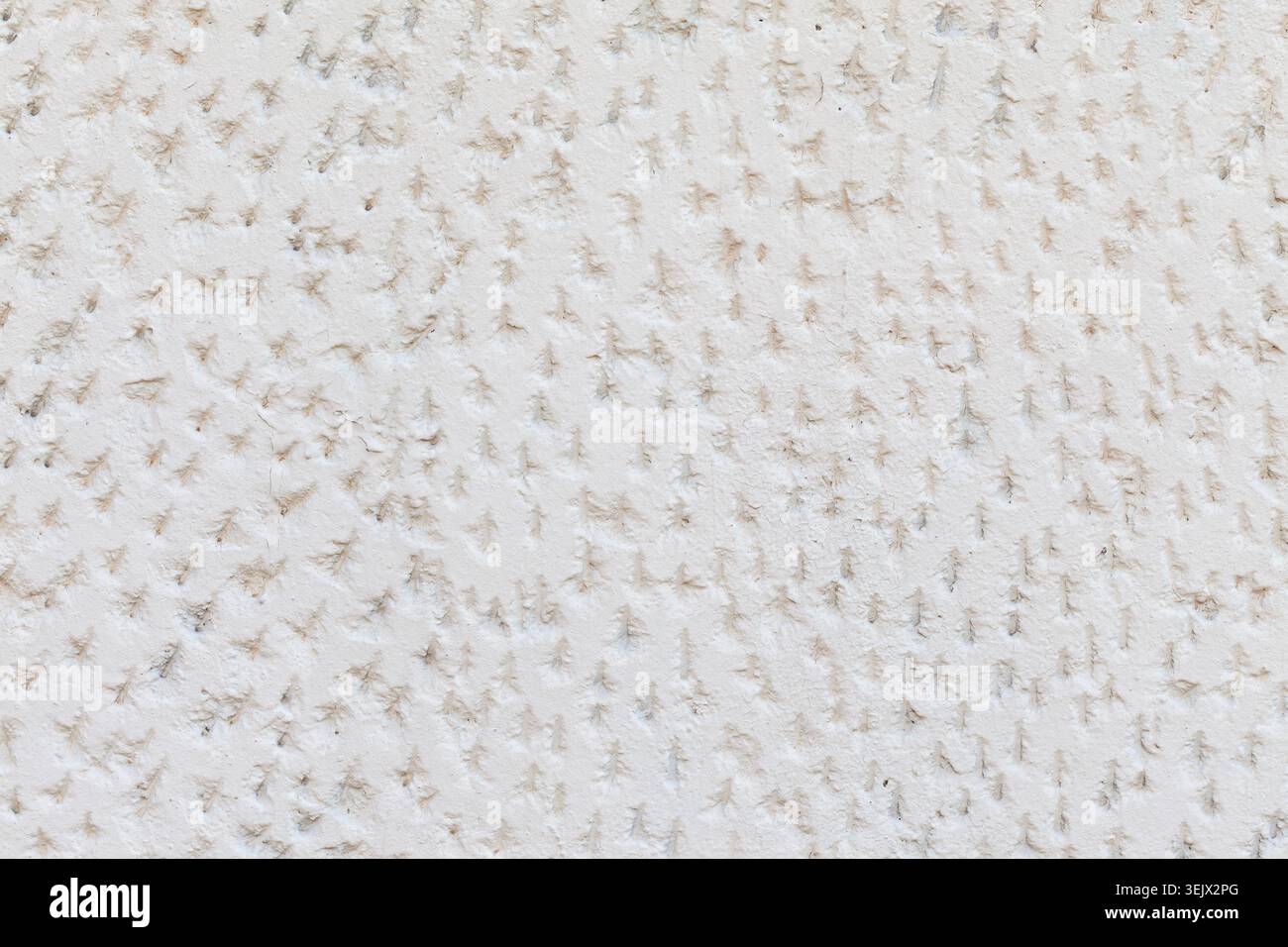 Painted вхите patterned wall plaster background Stock Photo