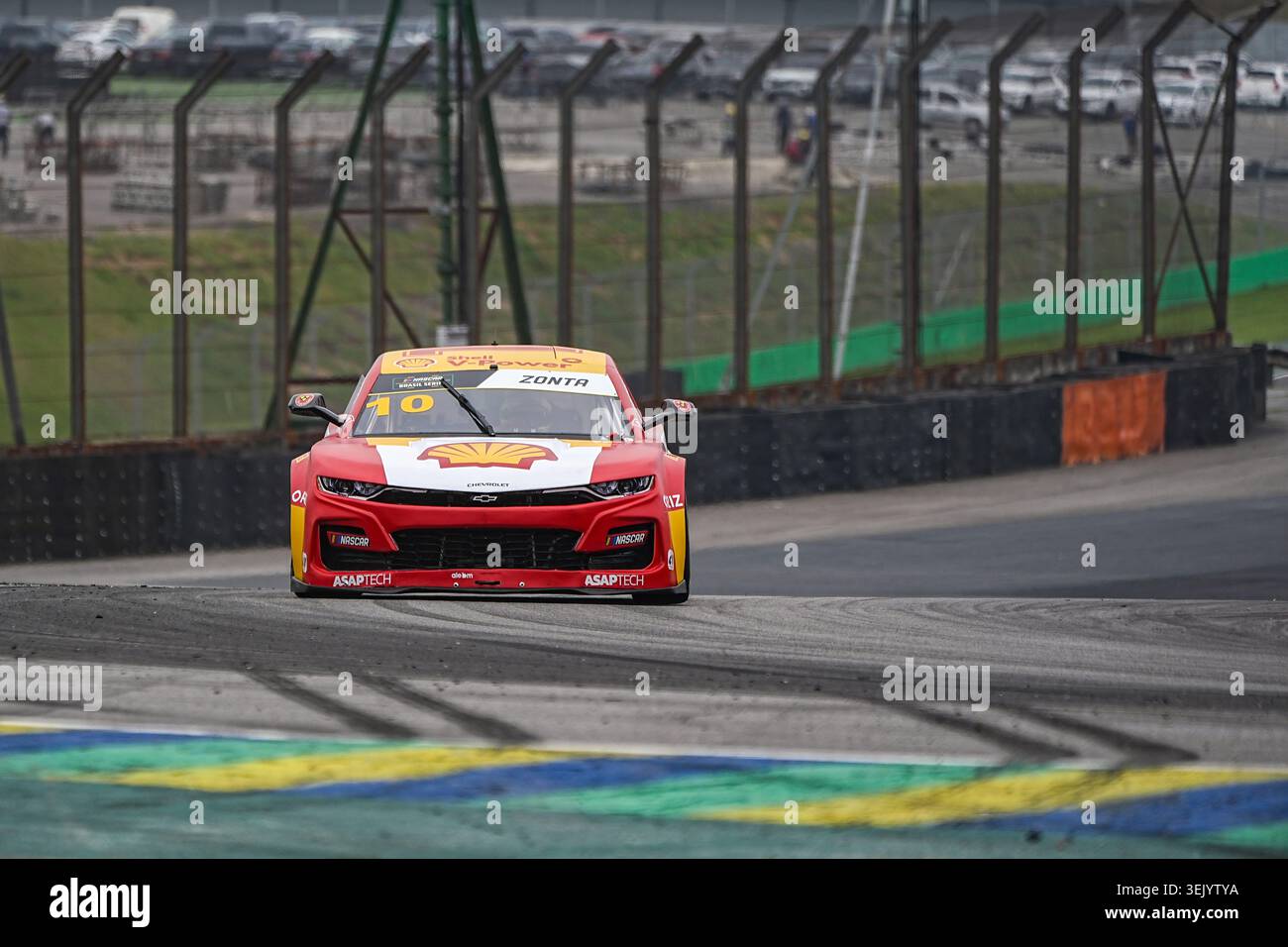 Round Racetrack SAO PAULO, BRAZIL - MAY 30 Ricardo Zonta during the practice session ...