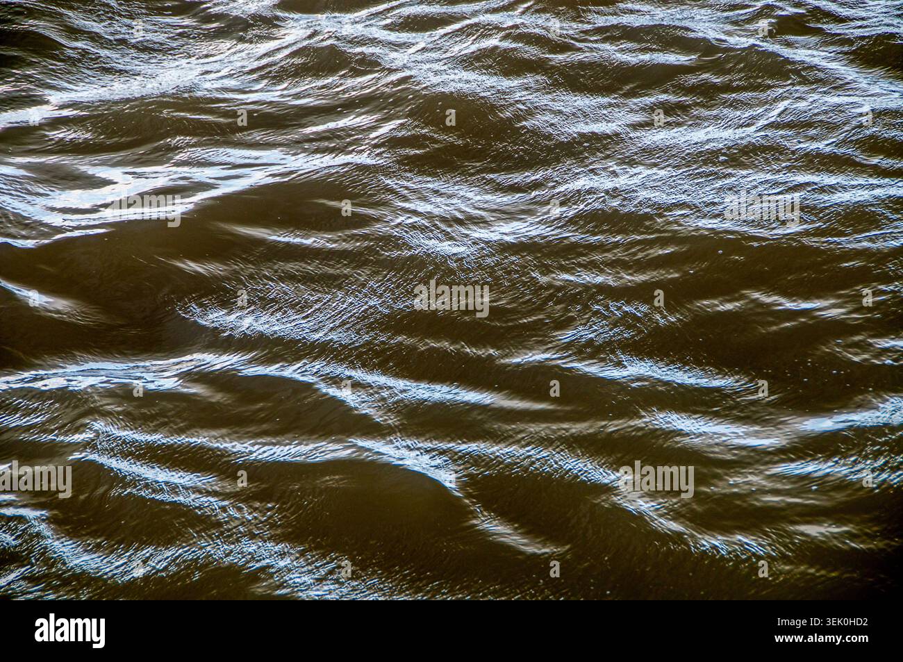 Water abstract, Red River Stock Photo