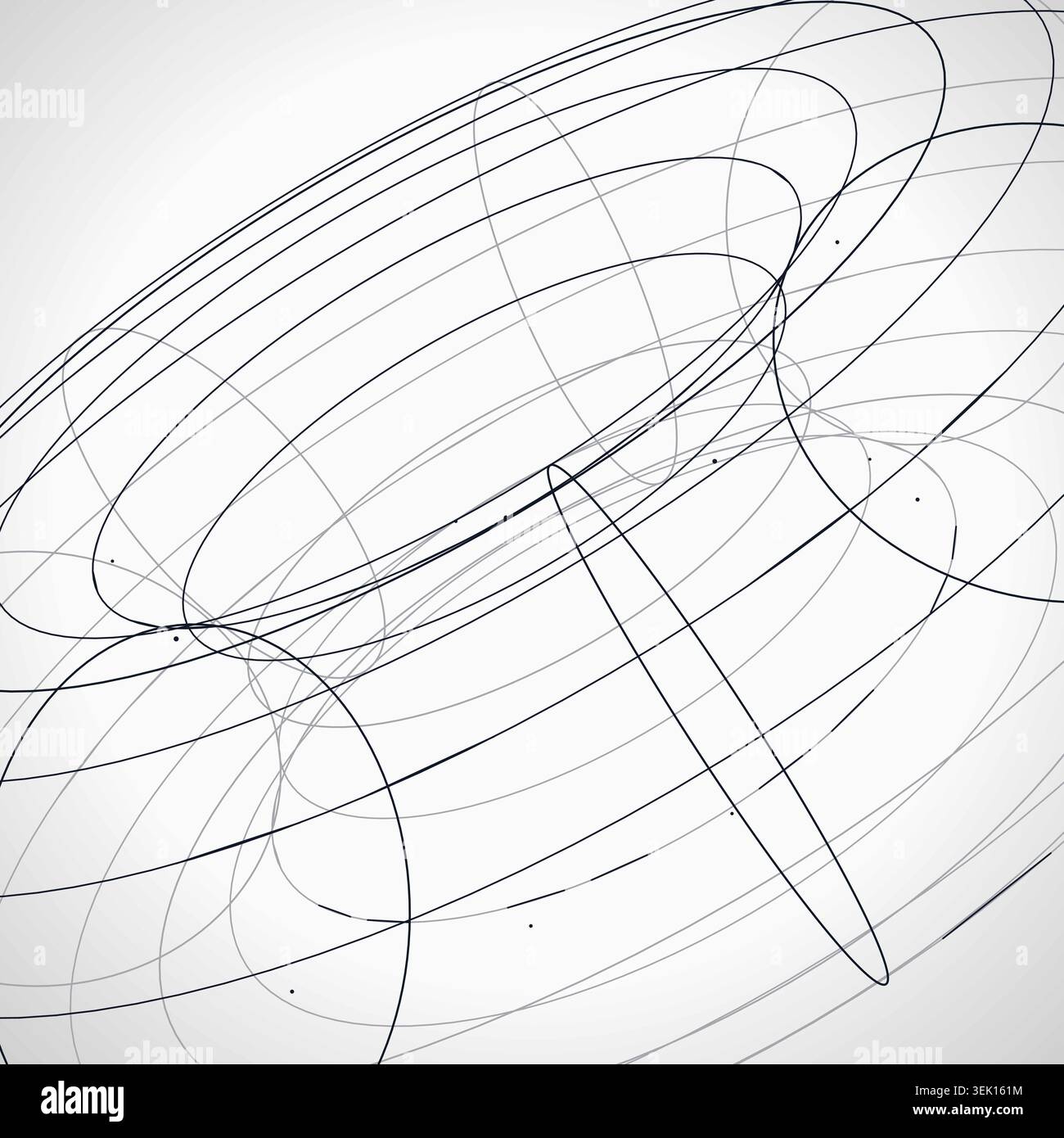 Wire Torus vector background with clean editable vector shapes for microstock and commercial design projects. Stock Vector