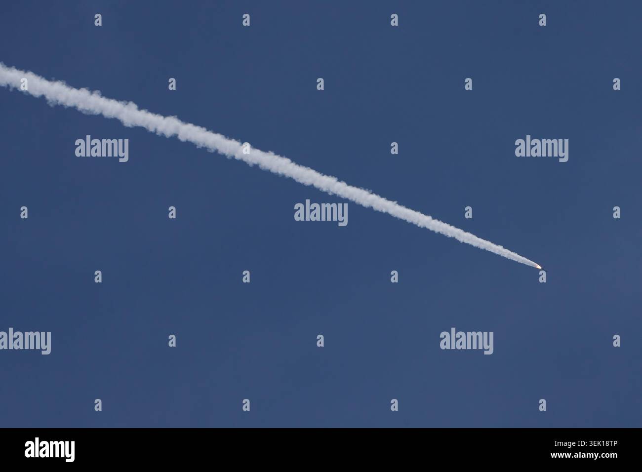 Israel's air defense system fires to intercept projectiles fired from ...