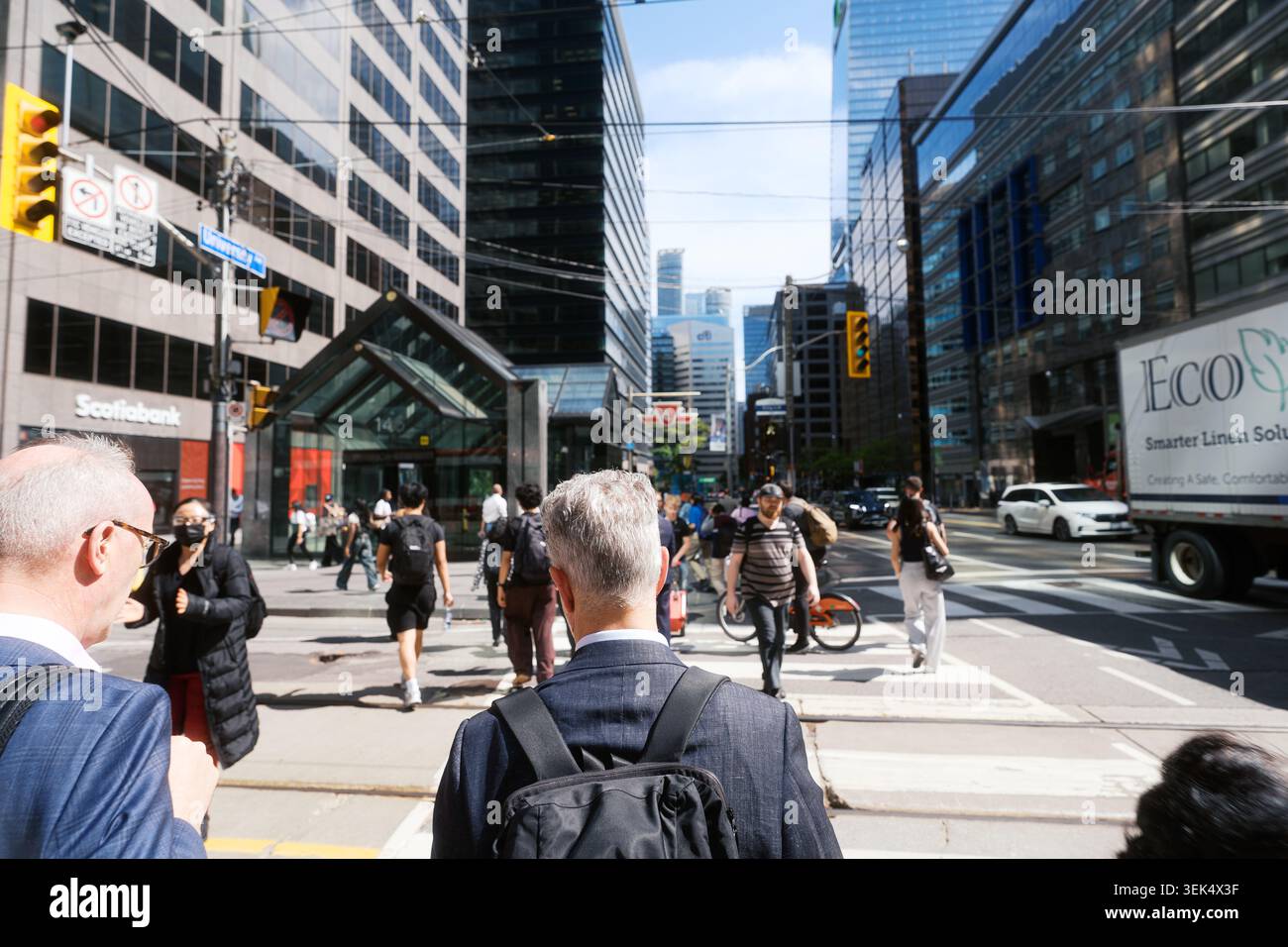 Toronto, Canada - May 26, 2026: Busy Downtown Intersection with ...