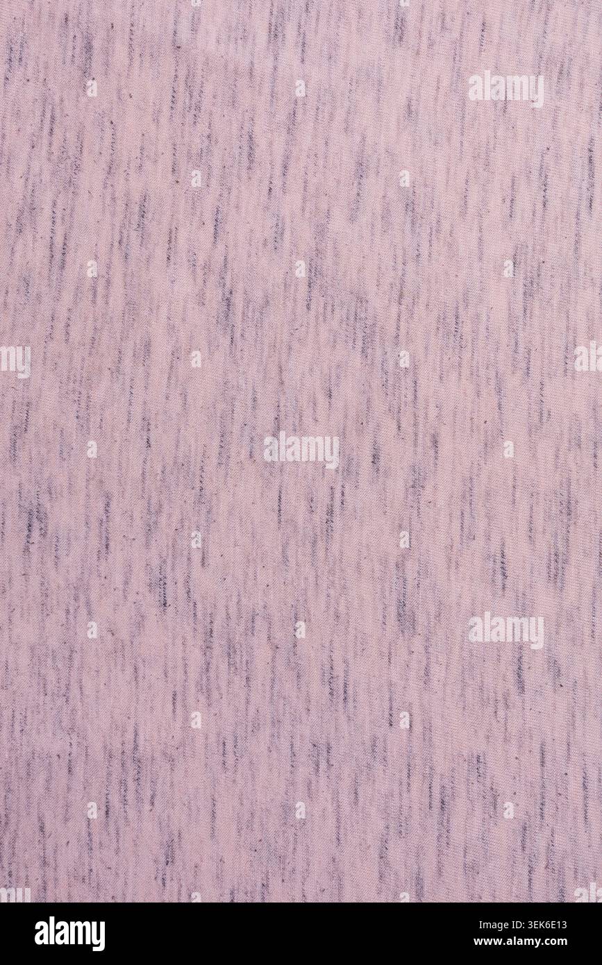 Seamless Heathered Fabric Texture Background with Subtle Pink Hue and Vertical Streaks Stock Photo