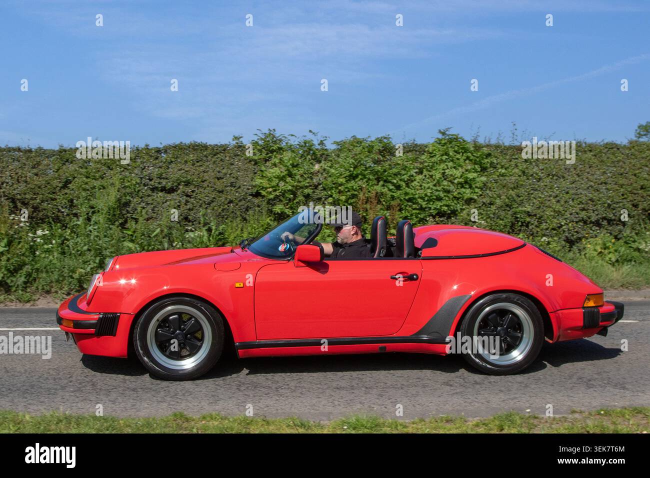 1989 80s eighties Guards Red 911 Porsche Speedster, Porsche Car Petrol ...